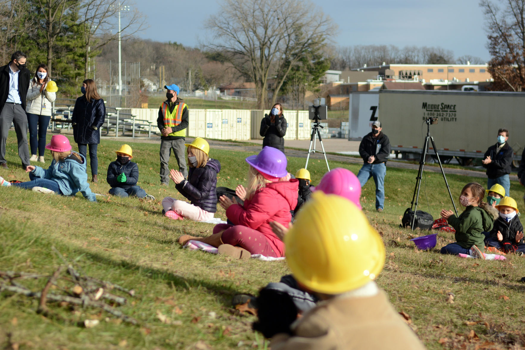 Baraboo school breaks ground on outdoor learning space